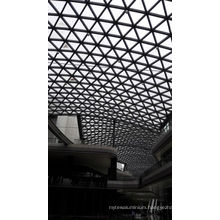 Building Prefabricated Steel Glass Roof for Shopping Mall